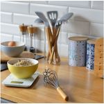 Casa si Gradina - Bucatarie si vesela - Ustensile bucatarie - Pensule, spatule si teluri bucatarie - Spatula lata cu maner din bambus, AMBITION Nordic - Infinity.ro