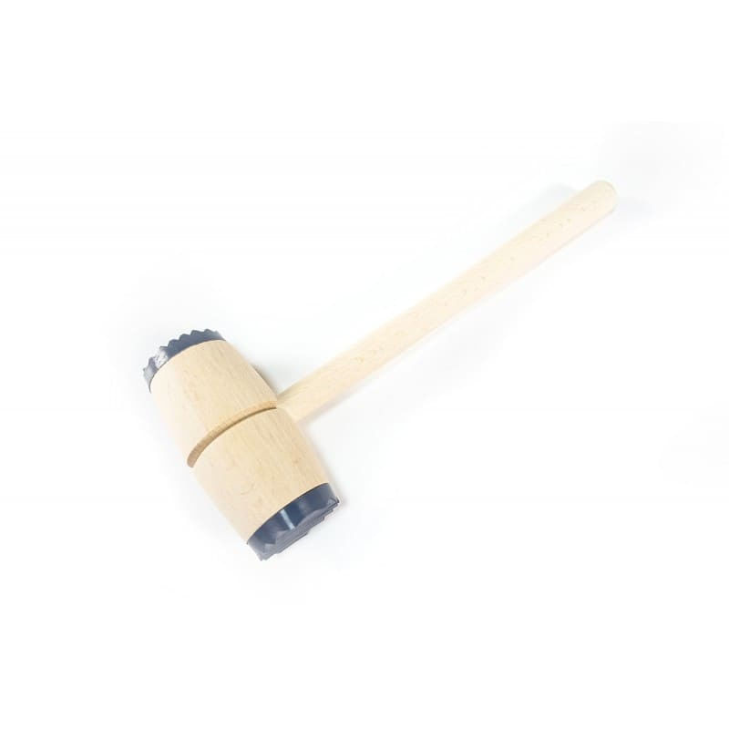 Casa si Gradina - Bucatarie si vesela - Ustensile bucatarie - Polonice, linguri si clesti de bucatarie - Ciocan din lemn pentru carne, capete metalice, PRACTIC - Infinity.ro