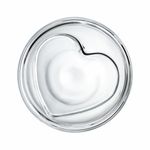 Casa si Gradina - Bucatarie si vesela - Cani si pahare - Pahare - Set 2 pahare cu pereti dubli 80 ml, sticla termorezistenta, model inima, AMBITION Mia - Infinity.ro