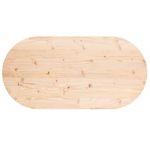 Casa si Gradina - Mobilier - Feronerie si accesorii mobila - Blat de masa, 100x50x2,5 cm, lemn masiv de pin, oval - Infinity.ro