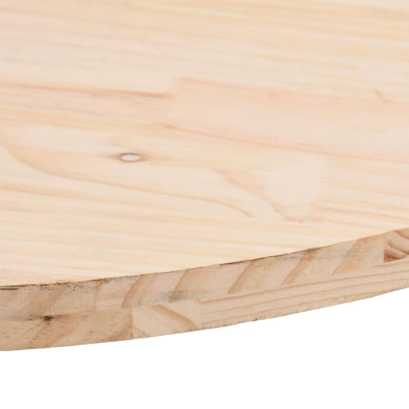 Casa si Gradina - Mobilier - Feronerie si accesorii mobila - Blat de masa, 100x50x2,5 cm, lemn masiv de pin, oval - Infinity.ro
