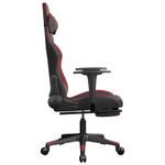 PC, gaming si accesorii - Gaming - Accesorii gaming - Scaune gaming - Scaun de gaming cu suport picioare, negru/rosu vin, piele eco - Infinity.ro