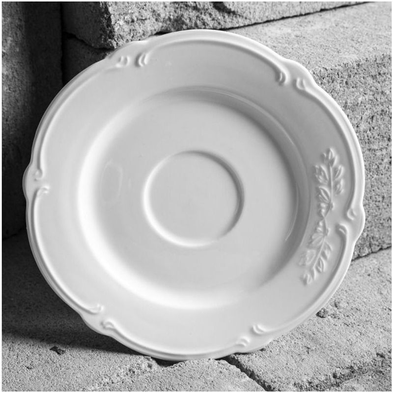 Casa si Gradina - Bucatarie si vesela - Cani si pahare - Cani si cesti - Farfurioara suport ceasca 16.5 cm, portelan, AMBITION Salsa - Infinity.ro