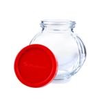 Casa si Gradina - Bucatarie si vesela - Organizare si depozitare bucatarie - Borcane si capace - Set borcane depozitare cu capac rosu 200 ml, 3 buc, PASABAHCE Bella - Infinity.ro