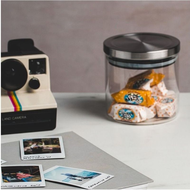 Casa si Gradina - Bucatarie si vesela - Organizare si depozitare bucatarie - Borcane si capace - Borcan depozitare cu capac metalic 0.44 L, AMBITION Roxy - Infinity.ro