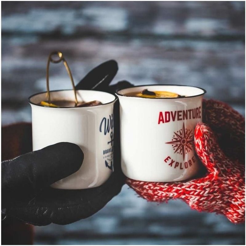 Casa si Gradina - Bucatarie si vesela - Cani si pahare - Cani si cesti - Cana portelan 510 ml, Explorer, AMBITION Adventure - Infinity.ro