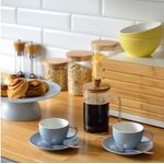 Casa si Gradina - Bucatarie si vesela - Organizare si depozitare bucatarie - Borcane si capace - Borcan depozitare cu capac lemn 1 L, AMBITION Nordic - Infinity.ro