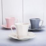 Casa si Gradina/Bucatarie si vesela/Cani si pahare/Cani si cesti - Farfurioara suport ceasca 11cm, crem, ceramica, AMBITION Diana Rustic - Infinity.ro