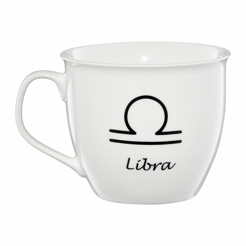 Casa si Gradina - Bucatarie si vesela - Cani si pahare - Cani si cesti - Cana mare portelan 550 ml, zodia Pesti, AMBITION Zodiac - Infinity.ro