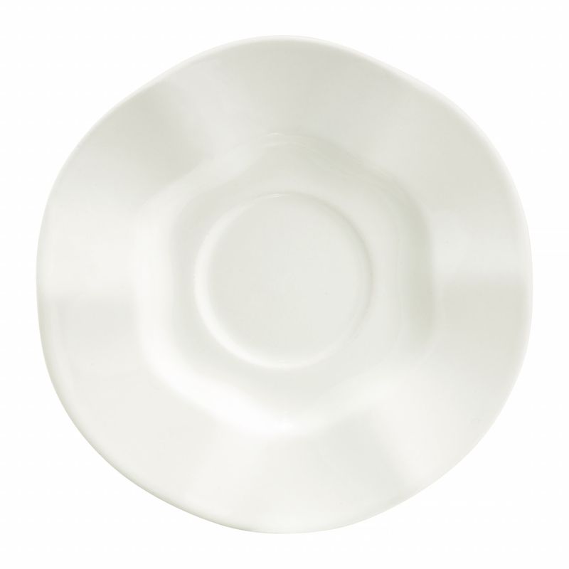 Casa si Gradina/Bucatarie si vesela/Cani si pahare/Cani si cesti - Farfurioara suport ceasca 11cm, crem, ceramica, AMBITION Diana Rustic - Infinity.ro