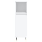Casa si Gradina - Mobilier - Mobilier baie - Corpuri baie - Dulap de baie, alb, 30x30x100 cm, lemn prelucrat - Infinity.ro