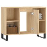 Casa si Gradina - Mobilier - Mobilier baie - Corpuri baie - Dulap pentru baie, stejar sonoma, 80x33x60 cm, lemn compozit - Infinity.ro