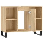 Casa si Gradina - Mobilier - Mobilier baie - Corpuri baie - Dulap pentru baie, stejar sonoma, 80x33x60 cm, lemn compozit - Infinity.ro