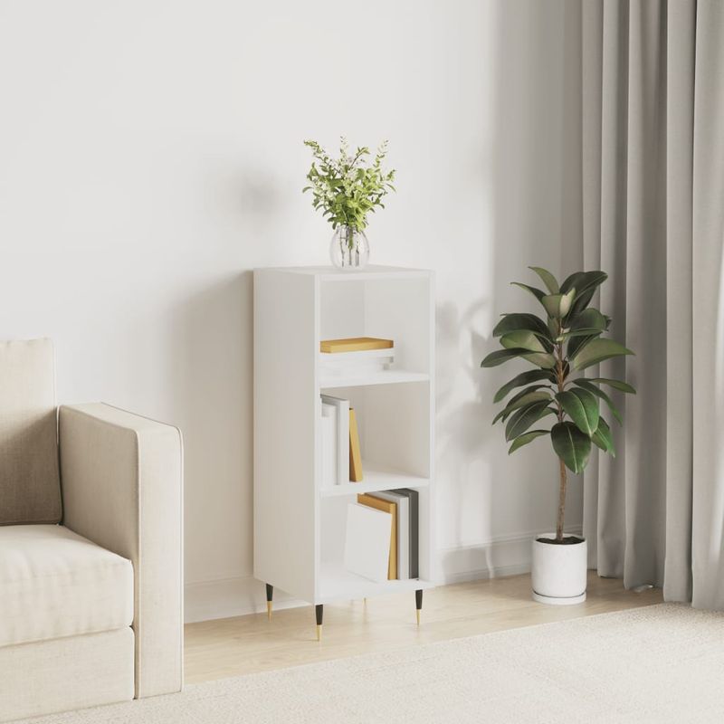 Casa si Gradina - Mobilier - Comode si corpuri - Comode - Servanta, alb, 34,5x32,5x90 cm, lemn prelucrat - Infinity.ro