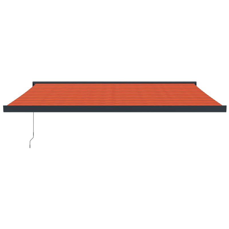 Casa si Gradina - Gradina si terasa - Umbrele si pavilioane - Umbrele - Copertina retractabila portocaliu/maro 4,5x3 m, textil/aluminiu - Infinity.ro