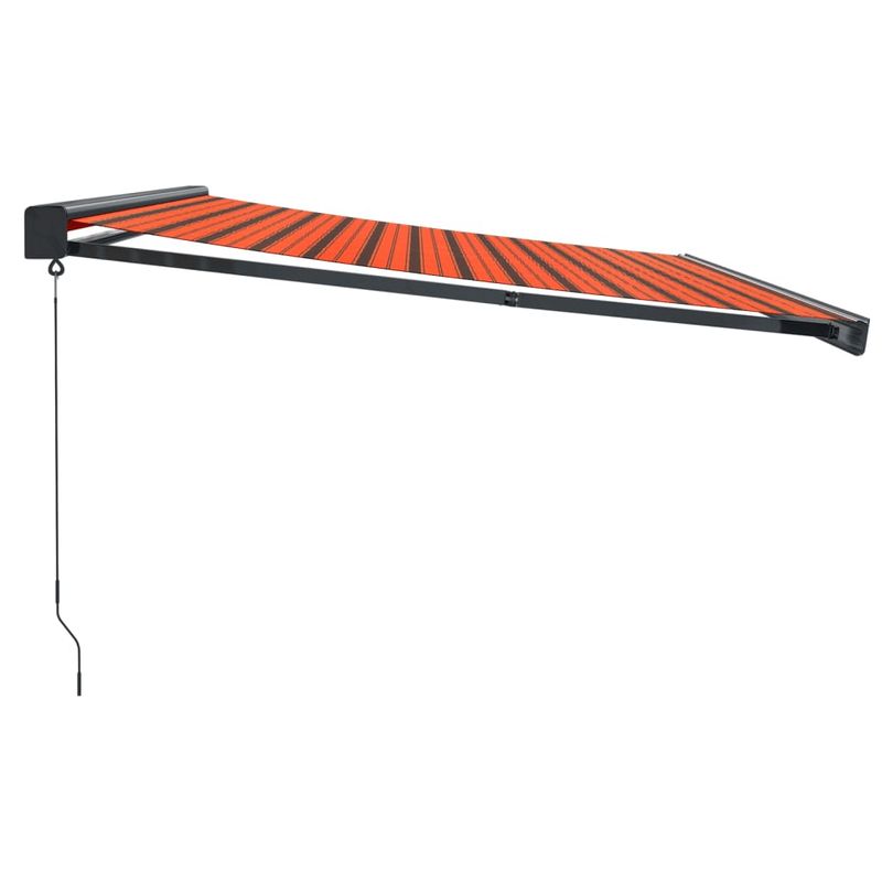 Casa si Gradina - Gradina si terasa - Umbrele si pavilioane - Umbrele - Copertina retractabila portocaliu/maro 4,5x3 m, textil/aluminiu - Infinity.ro