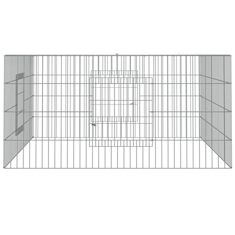 Petshop - Accesorii petshop - Culcusuri si custi - Custi interior si exterior - Cusca pentru iepuri, 110x110x55 cm, fier galvanizat - Infinity.ro