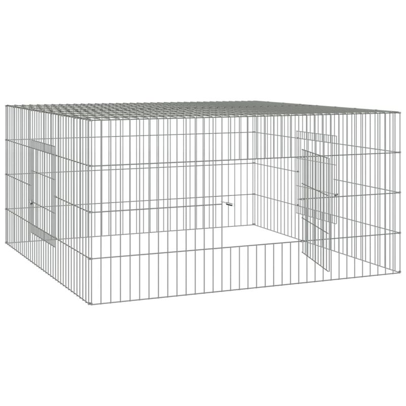 Petshop - Accesorii petshop - Culcusuri si custi - Custi interior si exterior - Cusca pentru iepuri, 110x110x55 cm, fier galvanizat - Infinity.ro