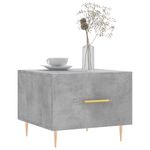 Casa si Gradina - Mobilier - Mese si birouri - Masute de cafea - Masuta de cafea, gri beton, 50x50x40 cm, lemn compozit - Infinity.ro