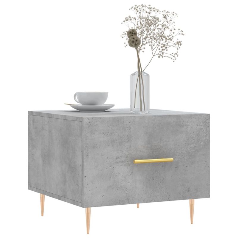 Casa si Gradina - Mobilier - Mese si birouri - Masute de cafea - Masuta de cafea, gri beton, 50x50x40 cm, lemn compozit - Infinity.ro