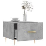Casa si Gradina - Mobilier - Mese si birouri - Masute de cafea - Masuta de cafea, gri beton, 50x50x40 cm, lemn compozit - Infinity.ro