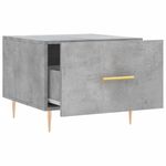 Casa si Gradina - Mobilier - Mese si birouri - Masute de cafea - Masuta de cafea, gri beton, 50x50x40 cm, lemn compozit - Infinity.ro