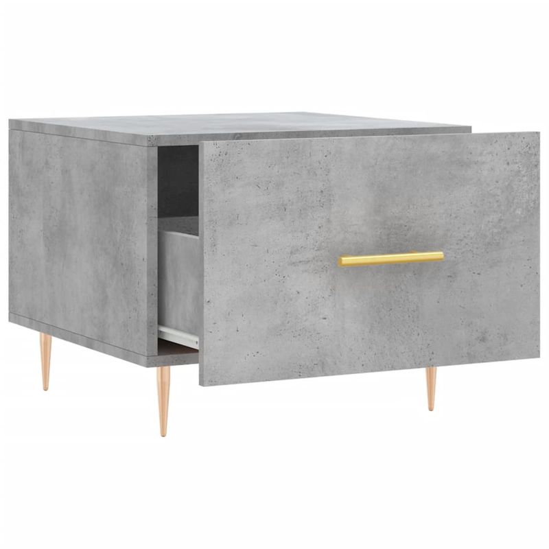 Casa si Gradina - Mobilier - Mese si birouri - Masute de cafea - Masuta de cafea, gri beton, 50x50x40 cm, lemn compozit - Infinity.ro