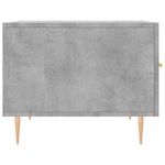 Casa si Gradina - Mobilier - Mese si birouri - Masute de cafea - Masuta de cafea, gri beton, 50x50x40 cm, lemn compozit - Infinity.ro