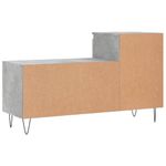 Casa si Gradina - Mobilier - Organizare si depozitare - Organizator incaltaminte - Pantofar, gri beton, 102x36x60 cm, lemn prelucrat - Infinity.ro