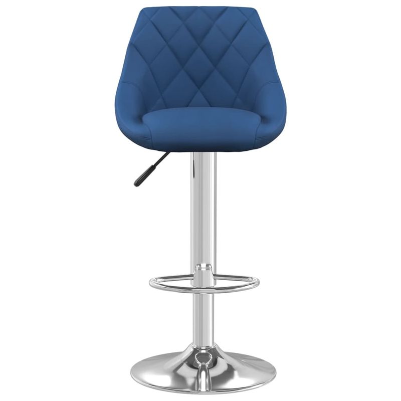 Casa si Gradina - Mobilier - Scaune si fotolii - Scaune - Scaune de bar, 2 buc., albastru, catifea - Infinity.ro