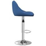 Casa si Gradina - Mobilier - Scaune si fotolii - Scaune - Scaune de bar, 2 buc., albastru, catifea - Infinity.ro