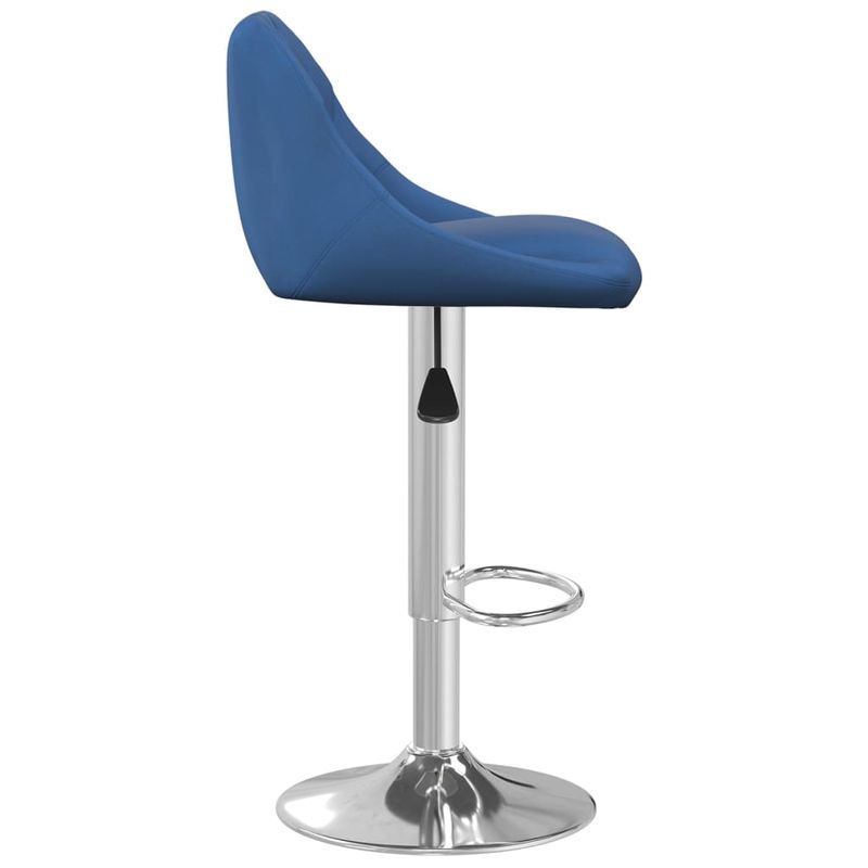 Casa si Gradina - Mobilier - Scaune si fotolii - Scaune - Scaune de bar, 2 buc., albastru, catifea - Infinity.ro