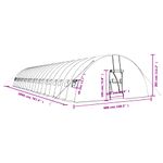 Casa si Gradina - Gradinarit si plante - Sere si solarii - Sera cu cadru din otel, verde, 120 m², 20x6x2,85 m - Infinity.ro