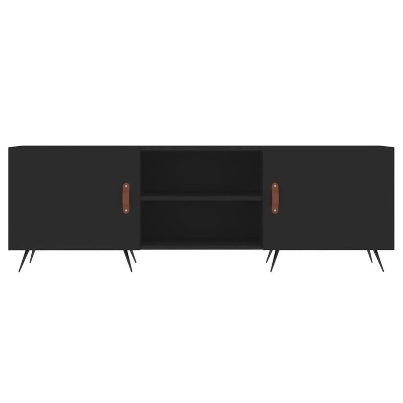 Casa si Gradina - Mobilier - Comode si corpuri - Comode - Comoda TV, negru, 150x30x50 cm, lemn compozit - Infinity.ro