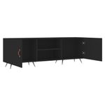 Casa si Gradina - Mobilier - Comode si corpuri - Comode - Comoda TV, negru, 150x30x50 cm, lemn compozit - Infinity.ro