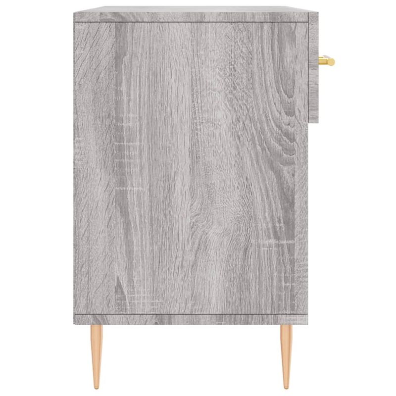 Casa si Gradina - Mobilier - Organizare si depozitare - Organizator incaltaminte - Banca de pantofi, gri sonoma, 102x35x55 cm, lemn prelucrat - Infinity.ro