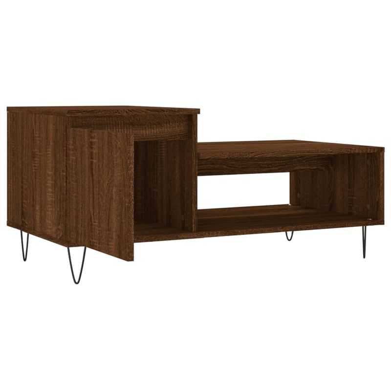 Casa si Gradina - Mobilier - Mese si birouri - Masute de cafea - Masuta de cafea, stejar maro, 100x50x45 cm, lemn prelucrat - Infinity.ro