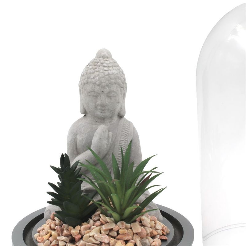 Casa si Gradina - Decoratiuni - Obiecte decorative - Accesorii decorative - Glob decorativ sticla cu Buddha 21cm - Infinity.ro