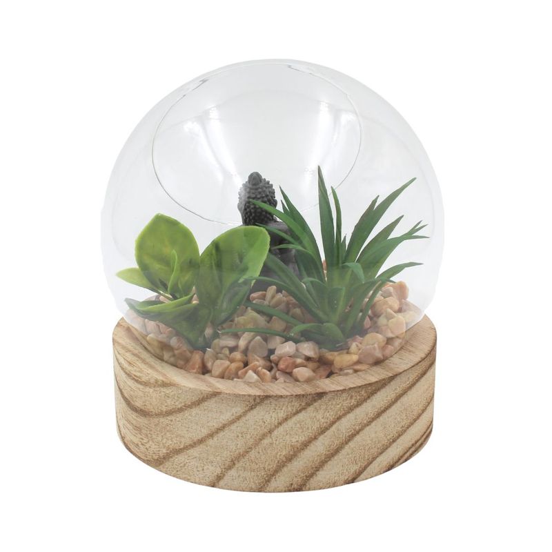 Casa si Gradina - Decoratiuni - Obiecte decorative - Accesorii decorative - Glob decorativ sticla cu Buddha 12cm - Infinity.ro