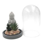 Casa si Gradina - Decoratiuni - Obiecte decorative - Accesorii decorative - Glob decorativ sticla cu Buddha 21cm - Infinity.ro