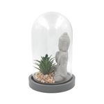 Casa si Gradina - Decoratiuni - Obiecte decorative - Accesorii decorative - Glob decorativ sticla cu Buddha 21cm - Infinity.ro