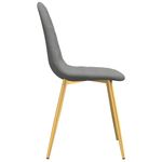 Casa si Gradina - Mobilier - Scaune si fotolii - Scaune - Scaune de bucatarie, 4 buc., gri deschis, catifea - Infinity.ro