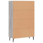 Casa si Gradina - Mobilier - Comode si corpuri - Comode - Dulap gri Sonoma 69,5x31x115 cm, lemn prelucrat - Infinity.ro