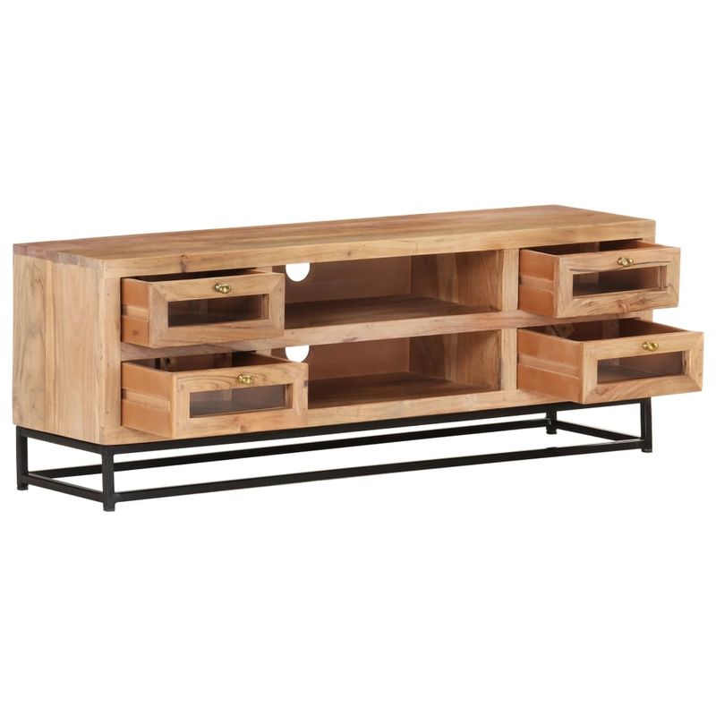 Casa si Gradina - Mobilier - Comode si corpuri - Comode - Comoda TV, 110x30x40 cm, lemn masiv de acacia - Infinity.ro