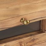 Casa si Gradina - Mobilier - Comode si corpuri - Comode - Comoda TV, 110x30x40 cm, lemn masiv de acacia - Infinity.ro