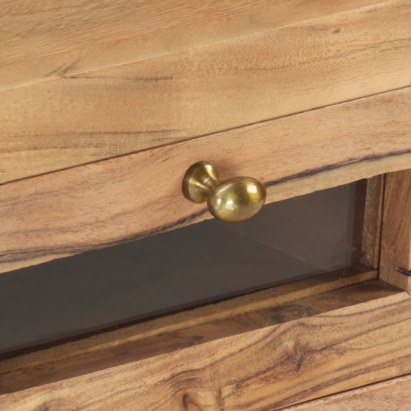 Casa si Gradina - Mobilier - Comode si corpuri - Comode - Comoda TV, 110x30x40 cm, lemn masiv de acacia - Infinity.ro