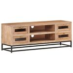 Casa si Gradina - Mobilier - Comode si corpuri - Comode - Comoda TV, 110x30x40 cm, lemn masiv de acacia - Infinity.ro