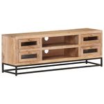 Casa si Gradina - Mobilier - Comode si corpuri - Comode - Comoda TV, 110x30x40 cm, lemn masiv de acacia - Infinity.ro
