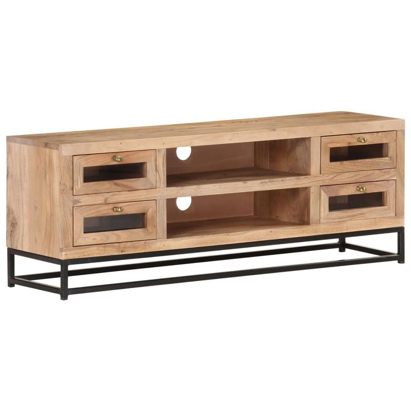 Casa si Gradina - Mobilier - Comode si corpuri - Comode - Comoda TV, 110x30x40 cm, lemn masiv de acacia - Infinity.ro