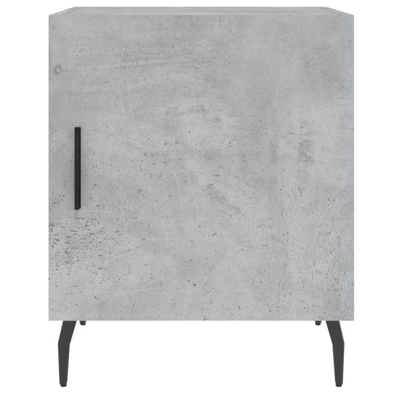 Casa si Gradina - Mobilier - Comode si corpuri - Noptiere - Noptiere, 2 buc., gri beton, 40x40x50 cm, lemn compozit - Infinity.ro